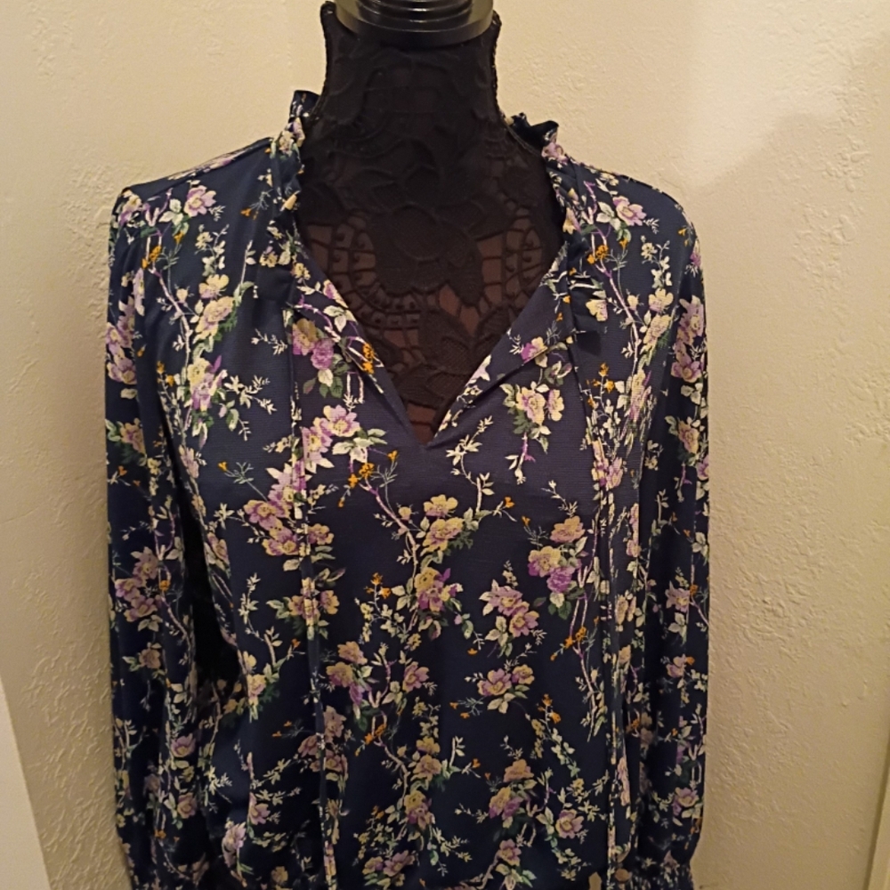 Floral Long Sleeve Blouse